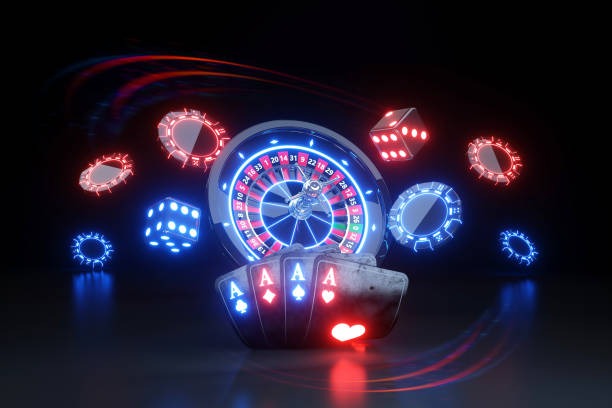Texas Hold'em Poker table on labewa 4d showing hole cards, community cards, and betting interface